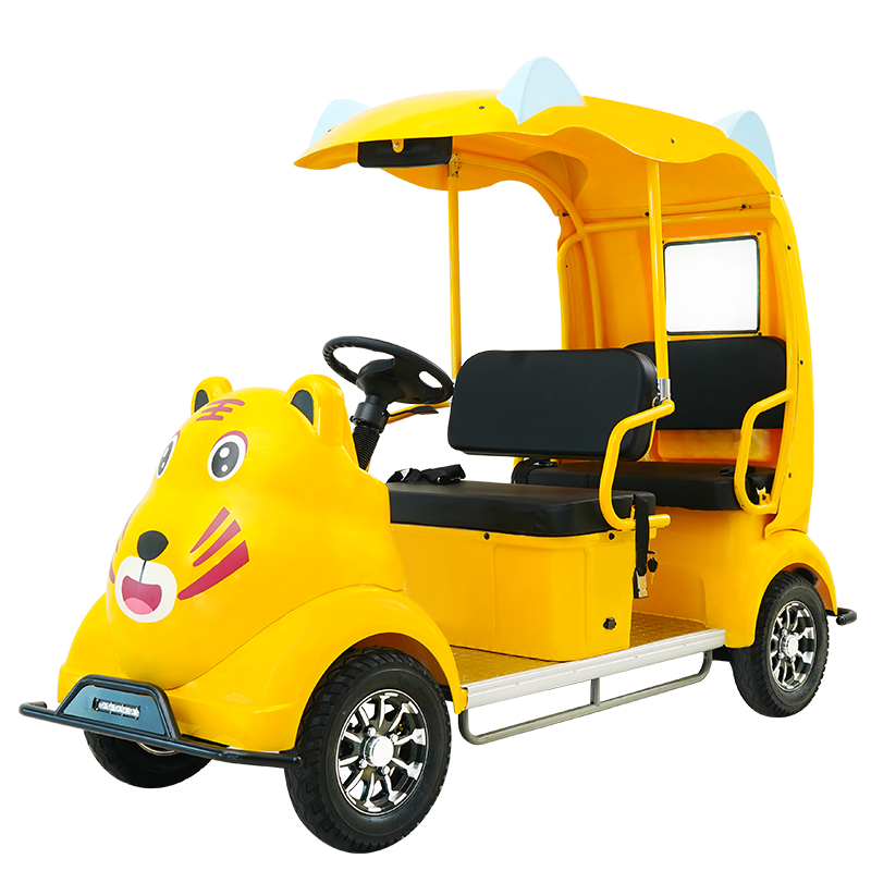 Cartoon-style sightseeing train