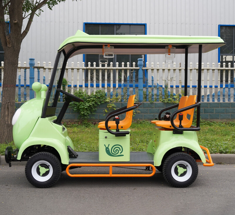 Cartoon-style sightseeing train