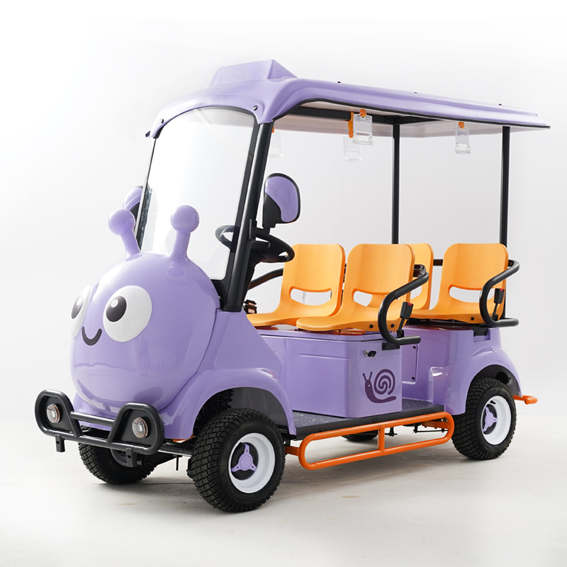 Cartoon-style sightseeing train