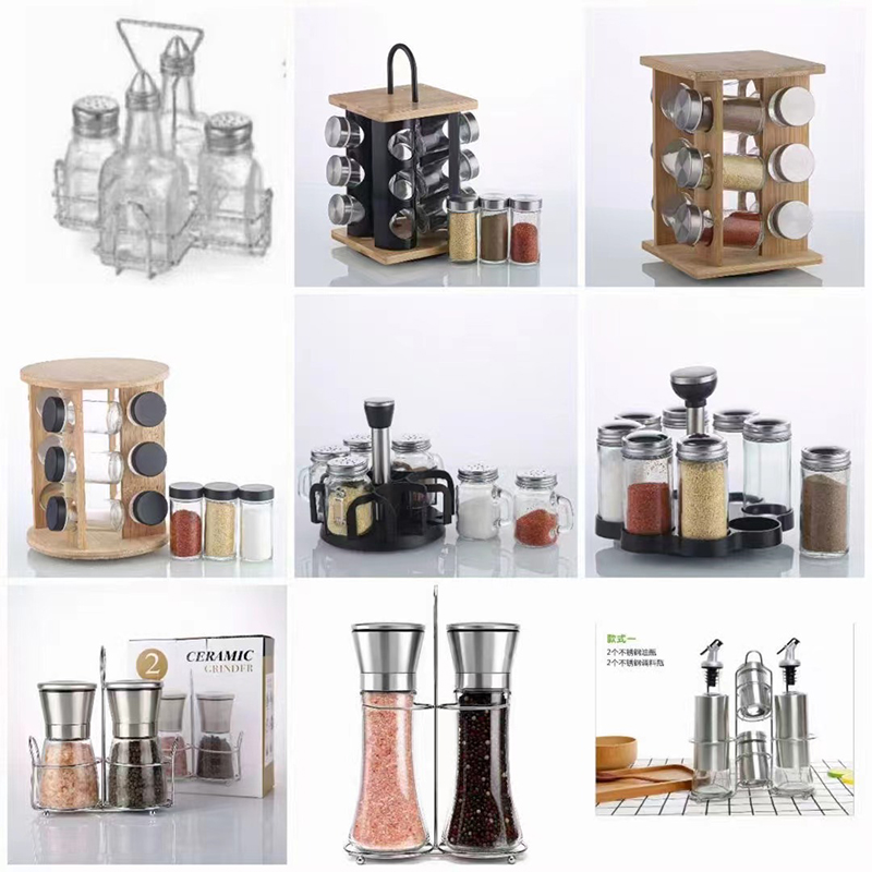 Glass Jar for Condiments