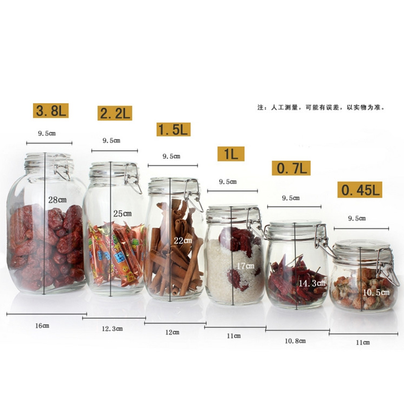 Kitchen Glass Jars