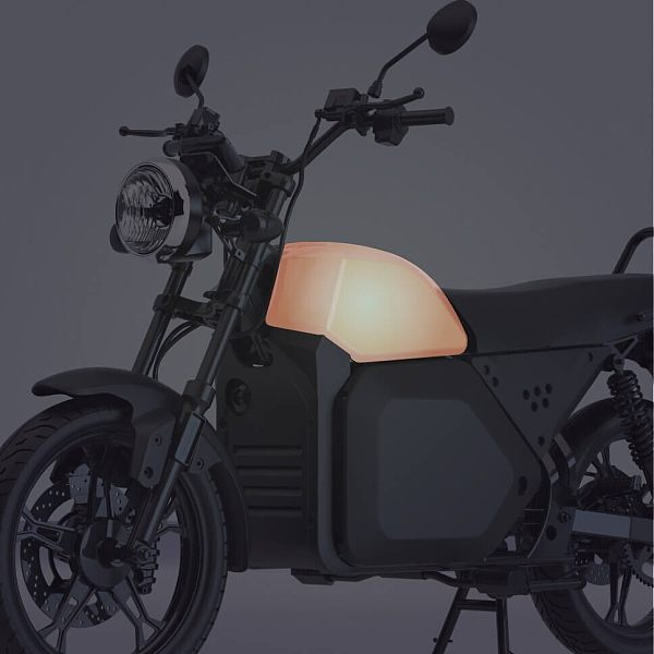 Large and soft seat for long-distance ride.