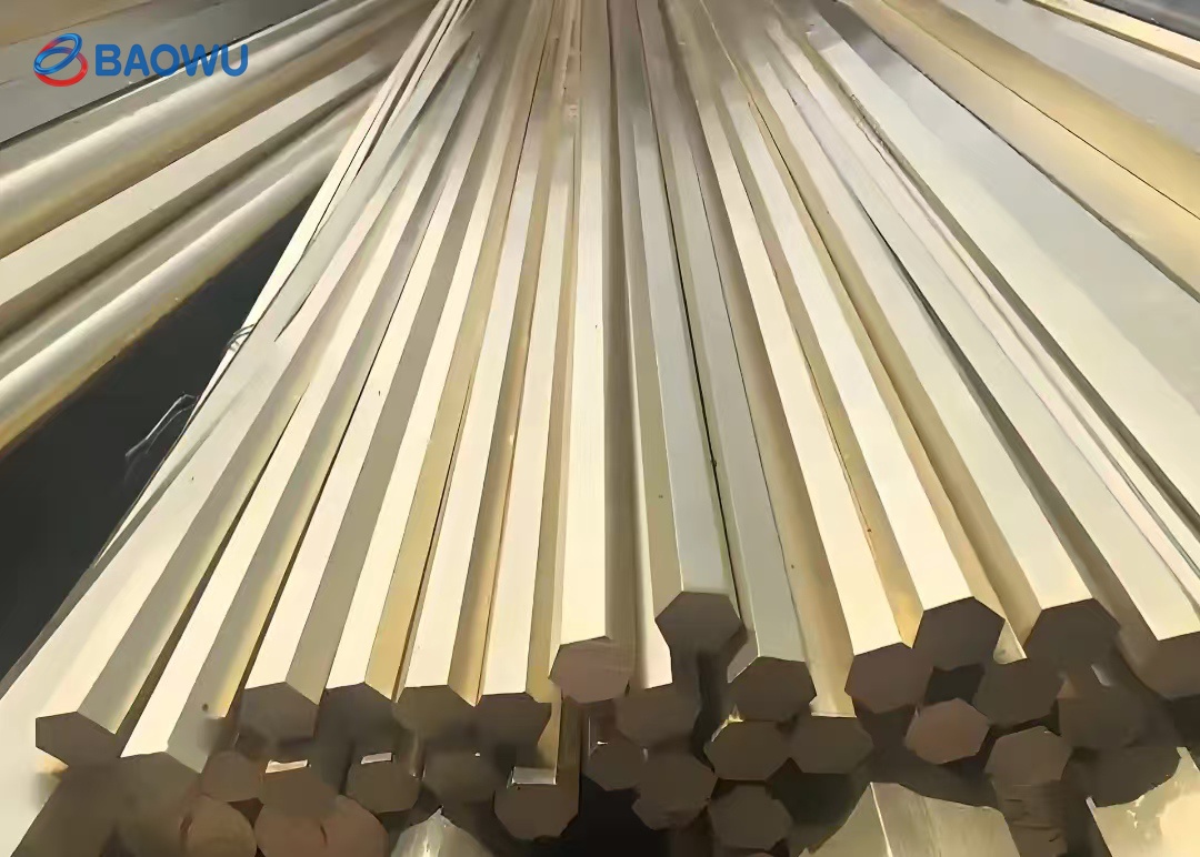Brass hexagonal rods Brass hexagonal rods