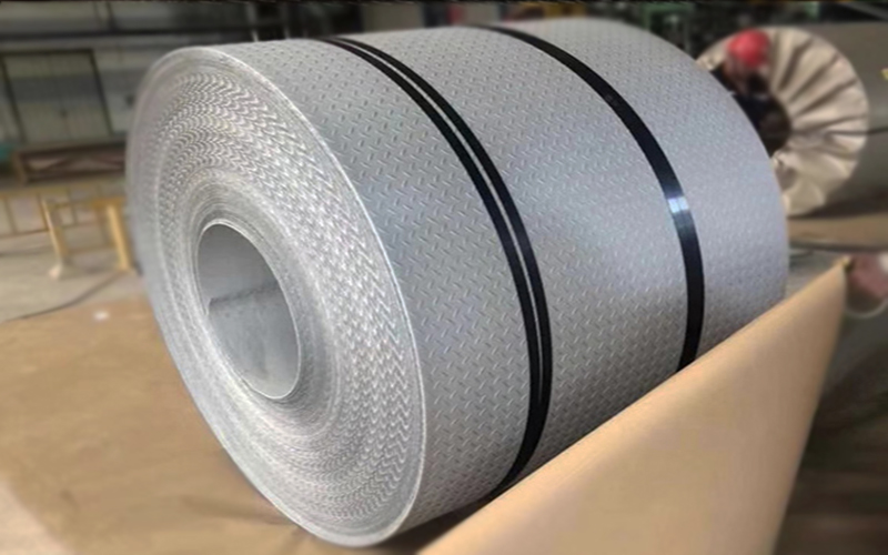 Stainless steel checkered plate