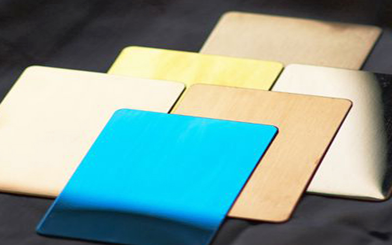 Stainless steel color coated plate