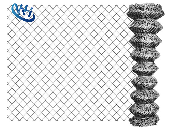 Galvanized Diamond Chain Link Fence