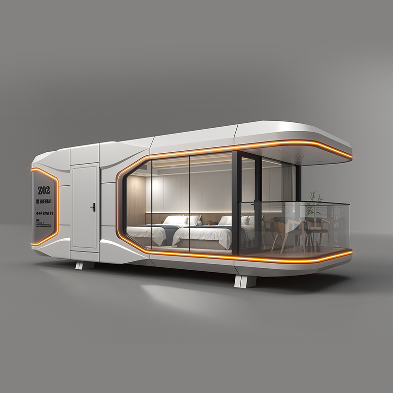 Can luxury space capsule container houses be left outdoors for extended periods? Are they prone to damage?