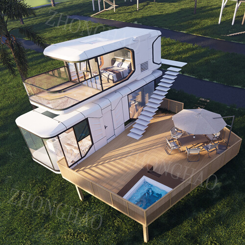 Shandong Zhonghao's luxury capsule residences offer outdoor enthusiasts a luxurious living experience.