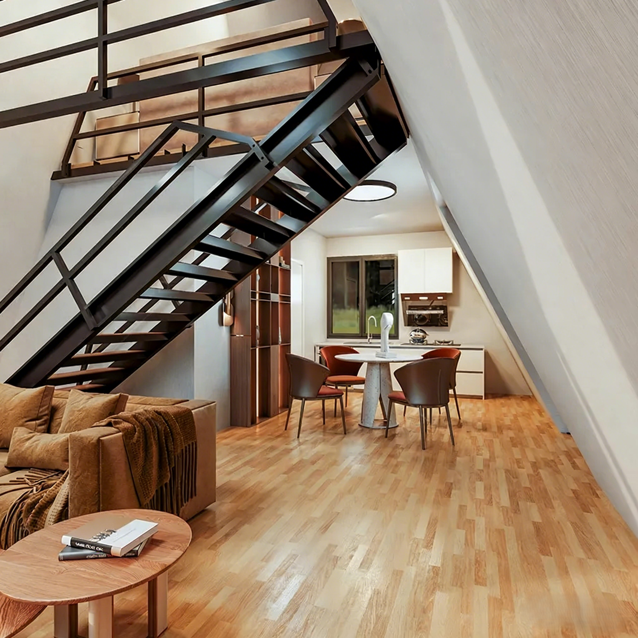 A-frame Triangle Prefab House