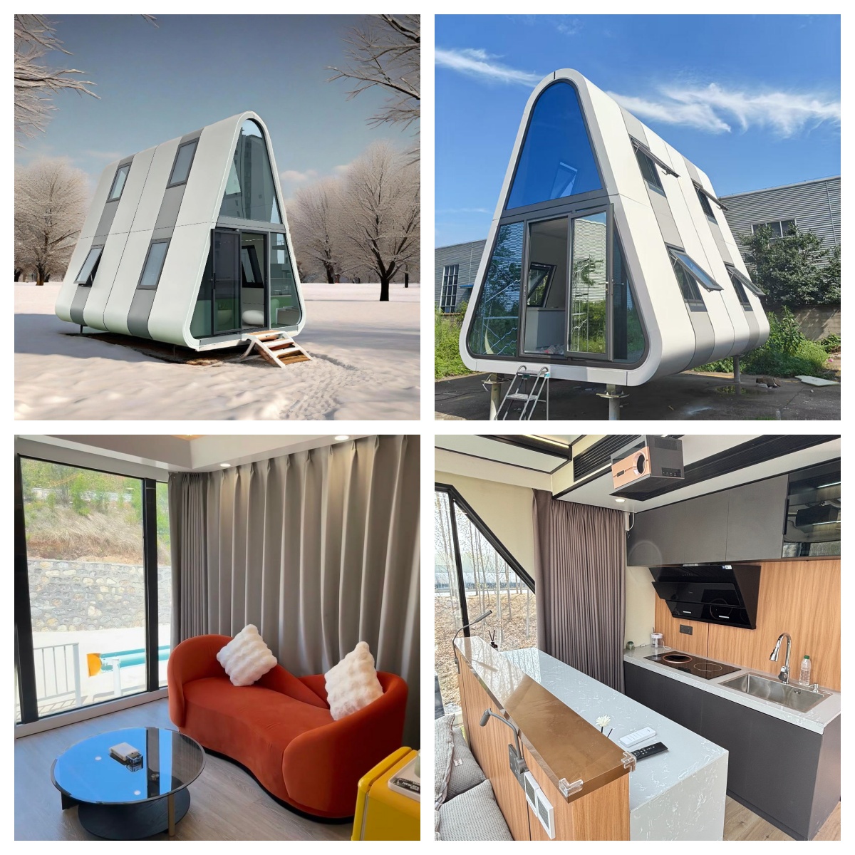 未命名 A-frame Triangle Prefab House