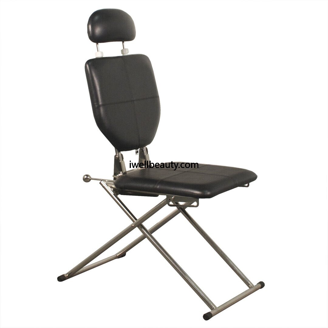 Black/White/Hazy Blue shampoo chair-MD-SC0040