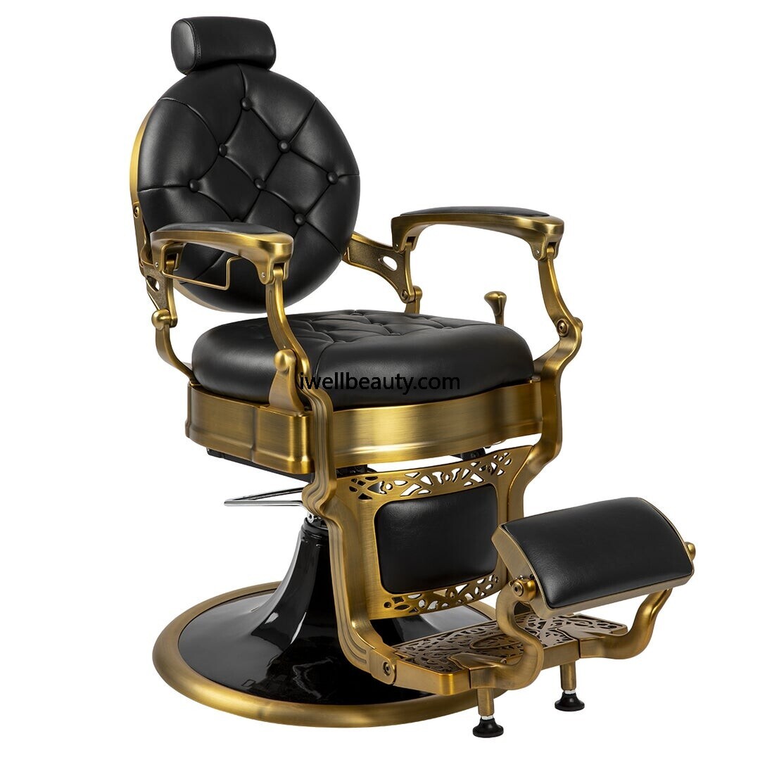 Black+Gold barber chair-MD-BC0053