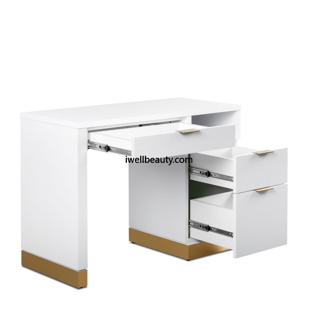 White manicure table-MD-NM0012