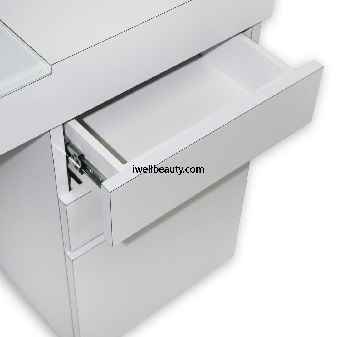 White manicure table-MD-NM-0006