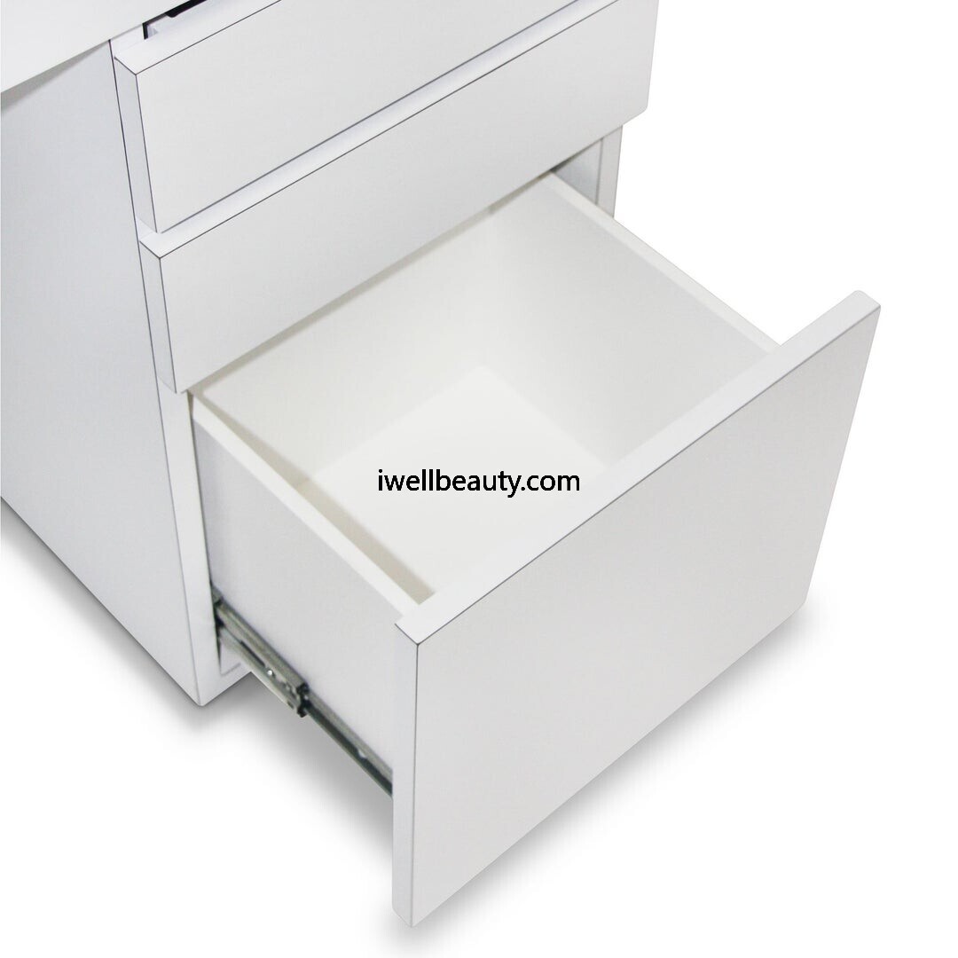 White manicure table-MD-NM-0006