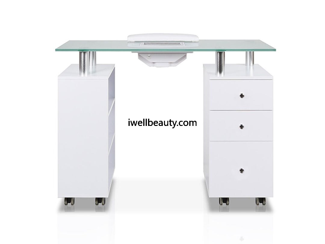 White manicure table-MD-NM0007