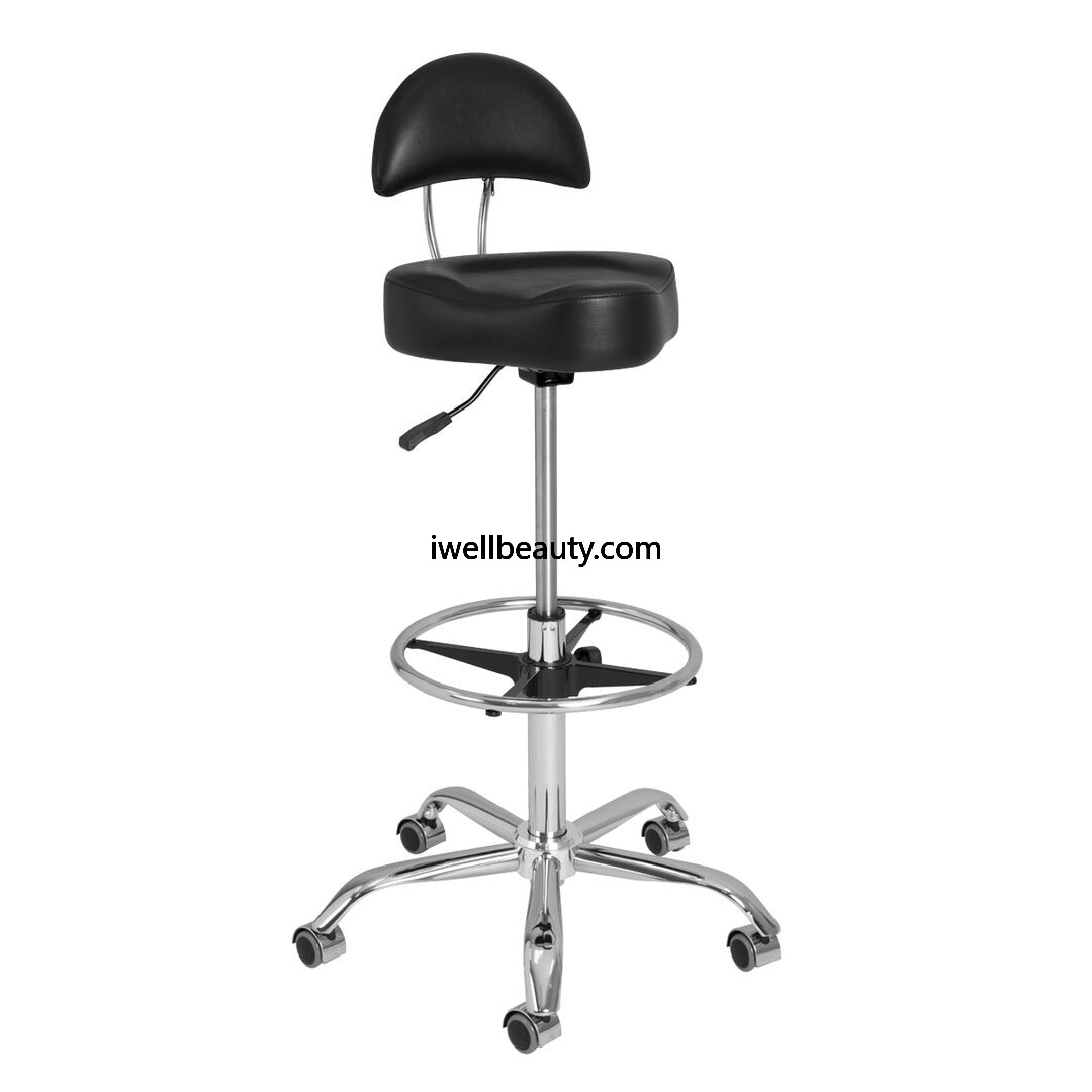 Black barber technician stools-MD-BT0029