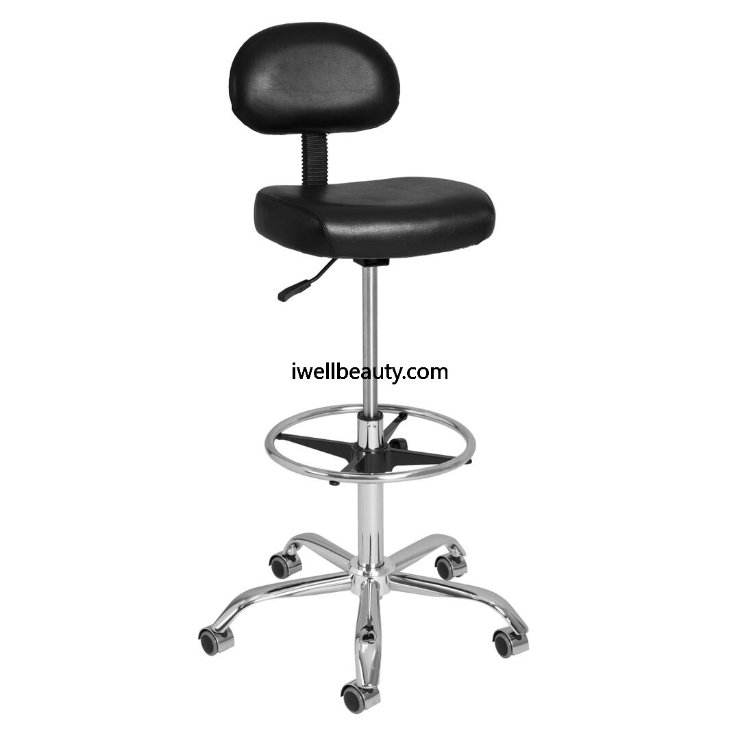 Black barber technician stools-MD-BT0028