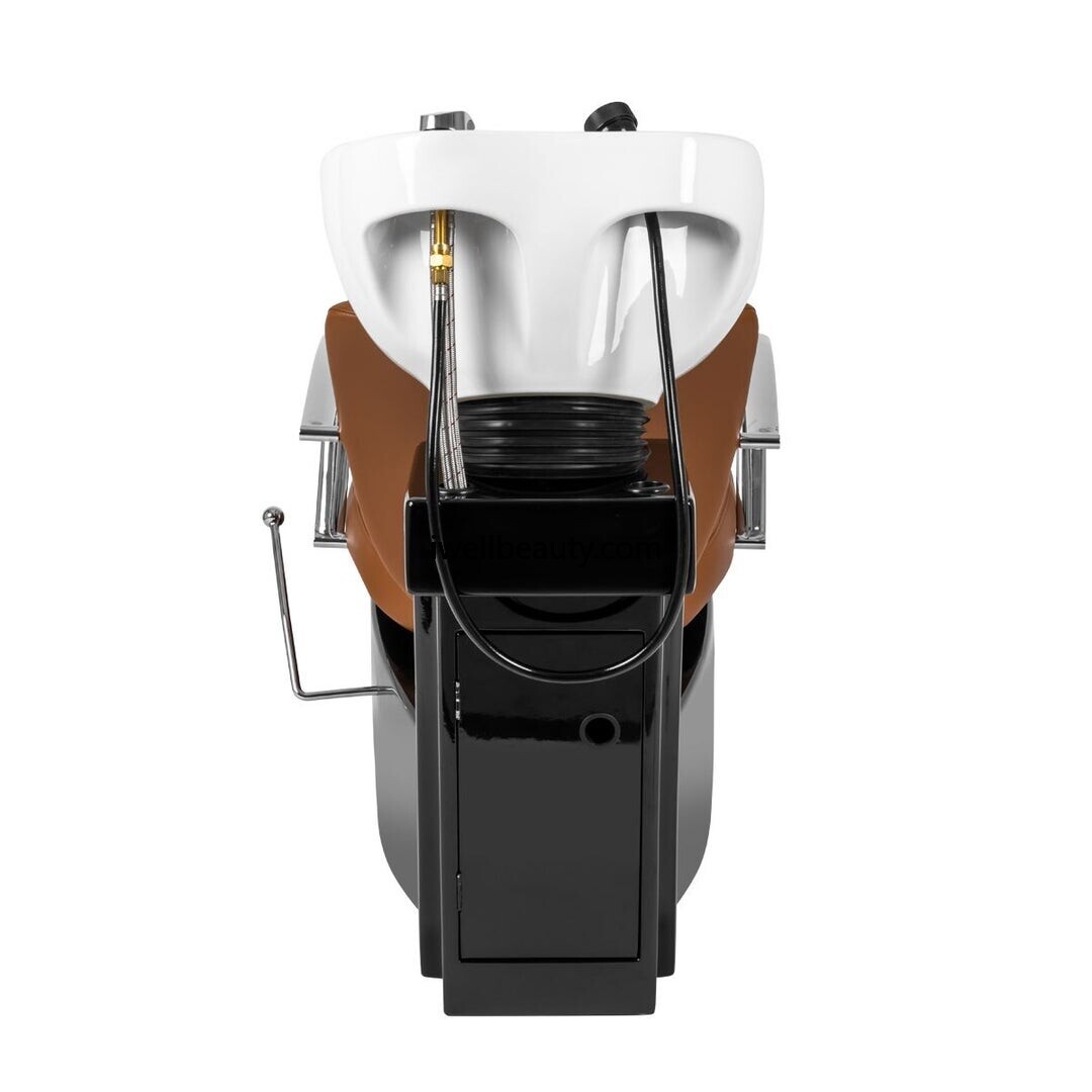 Brown+Black shampoo chair-MD-SC0035