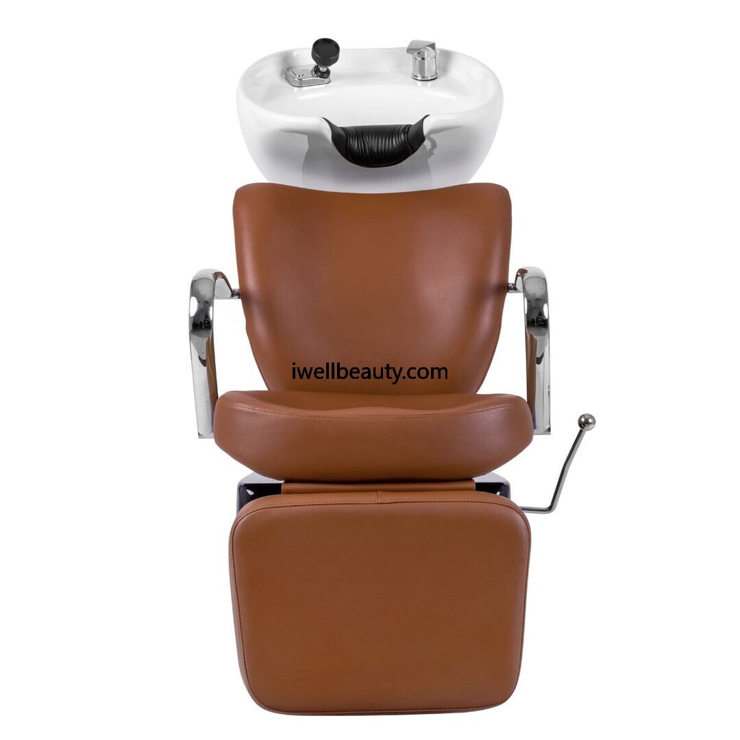Brown+Black shampoo chair-MD-SC0035