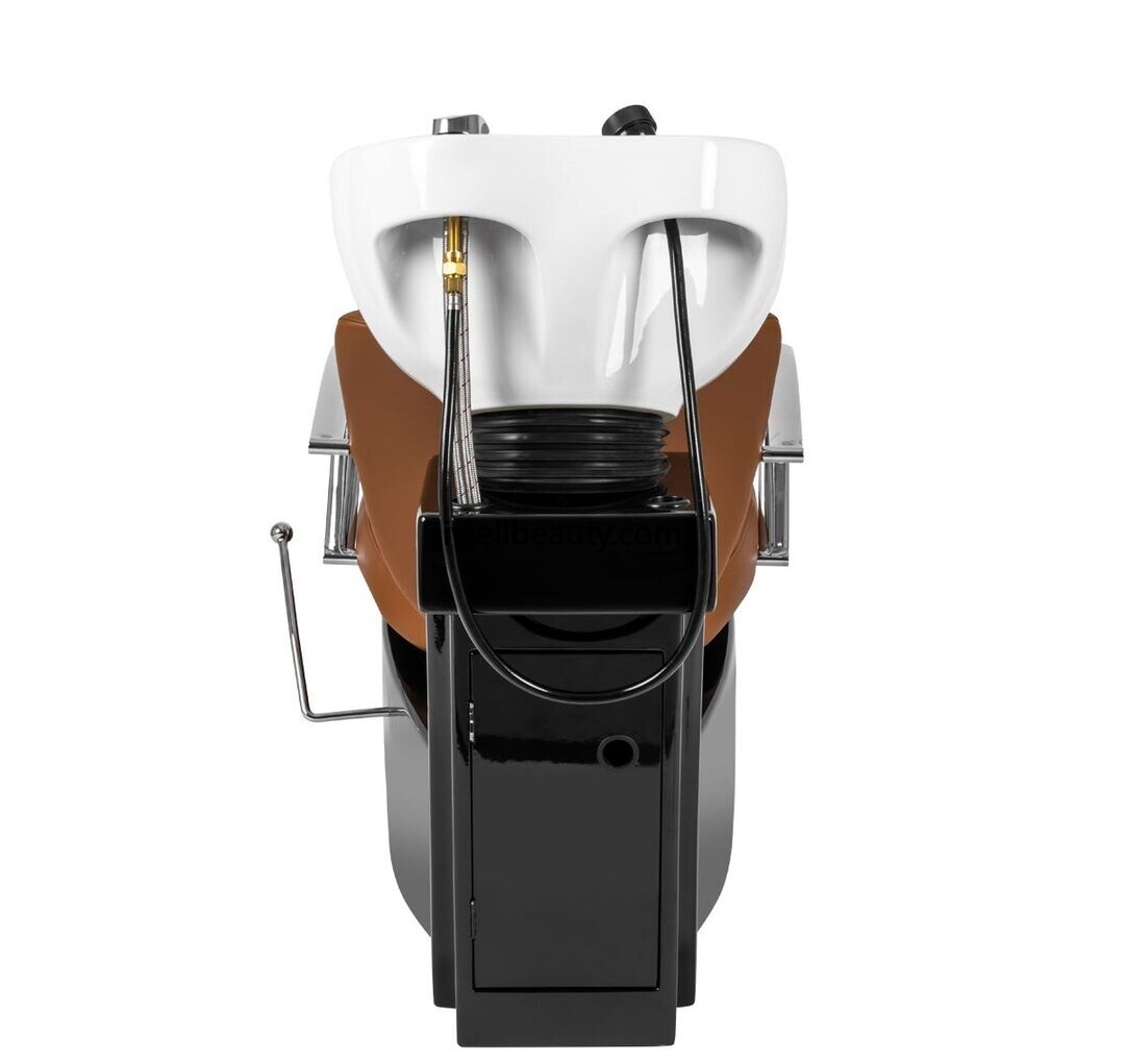 Brown+Black shampoo chair-MD-SC0034