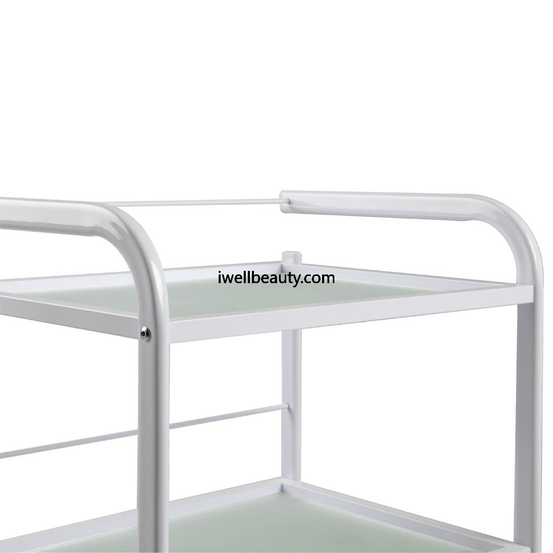 White barber cart&trolley-MD-BCT0006
