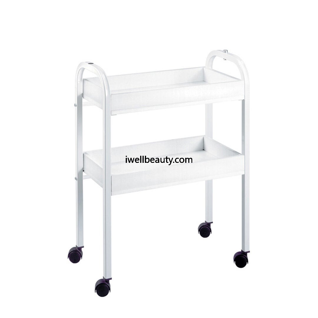 White barber cart&trolley-MD-BCT0004