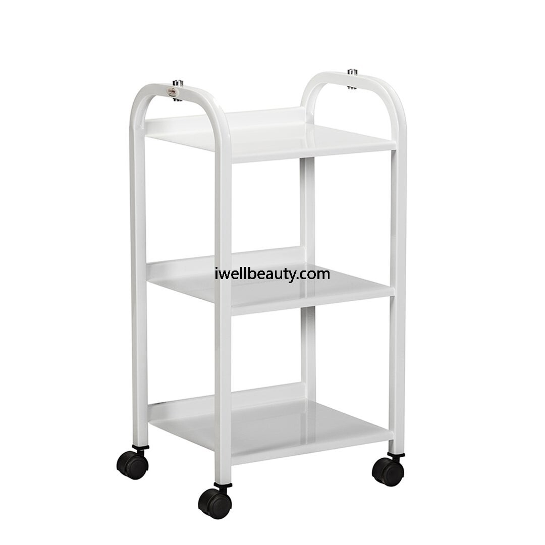 White barber cart&trolley-MD-BCT0003