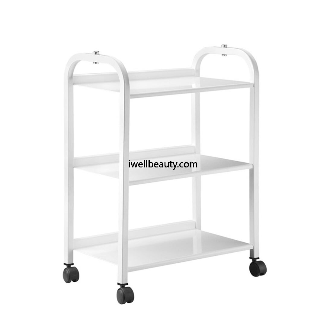 White barber cart&trolley-MD-BCT0002