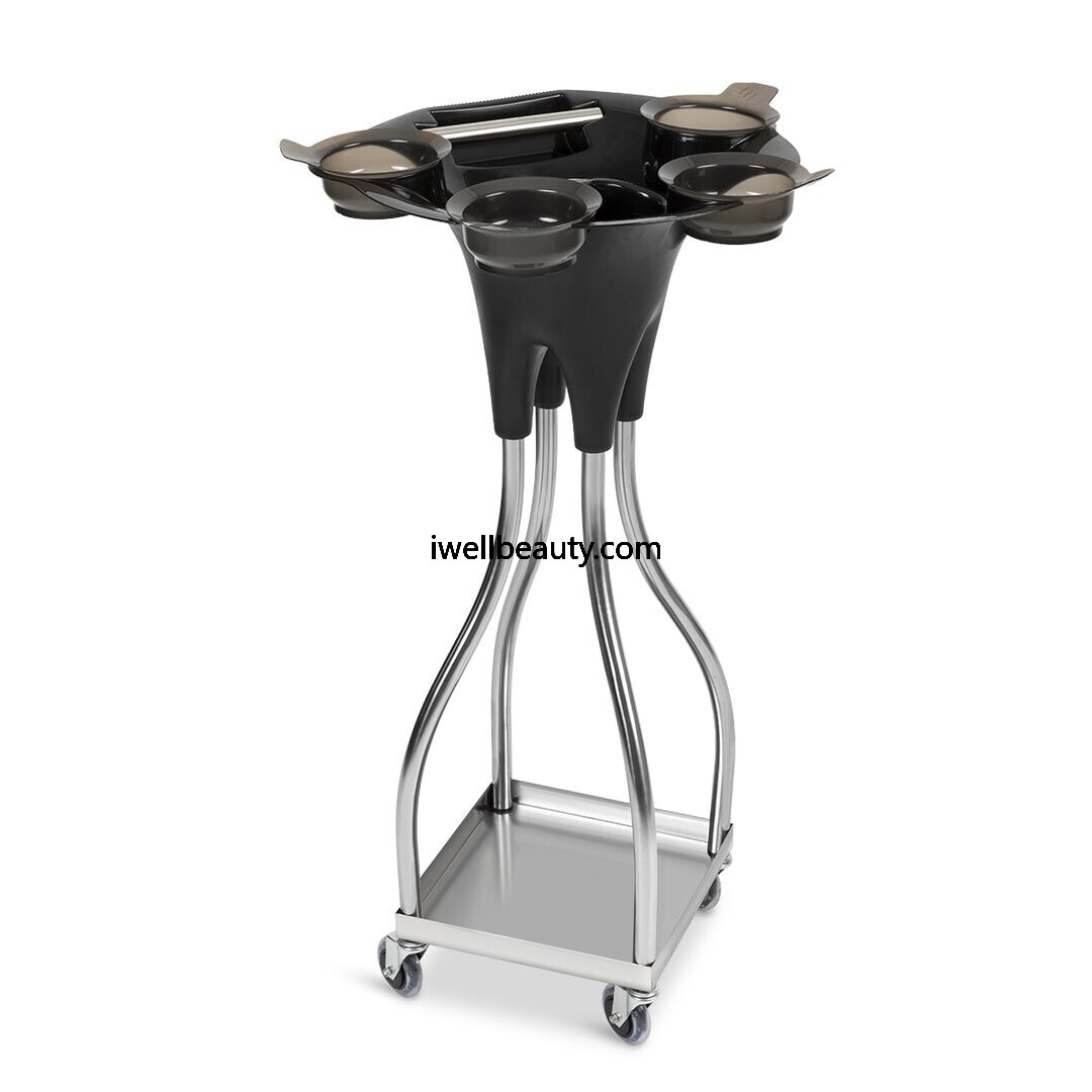 Black+Silver barber cart&trolley-MD-BCT0001