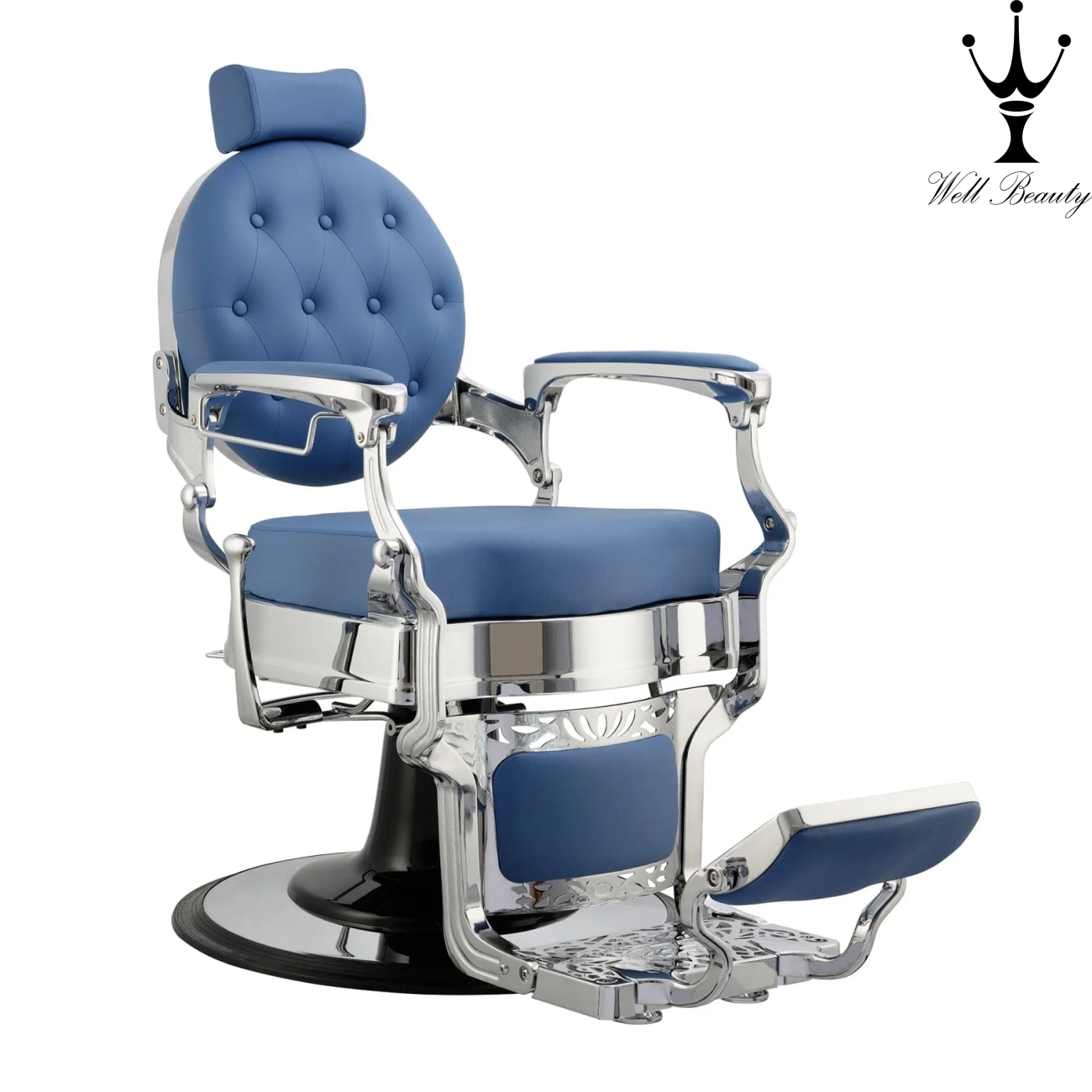 Blue barber chair-MD-BC0042