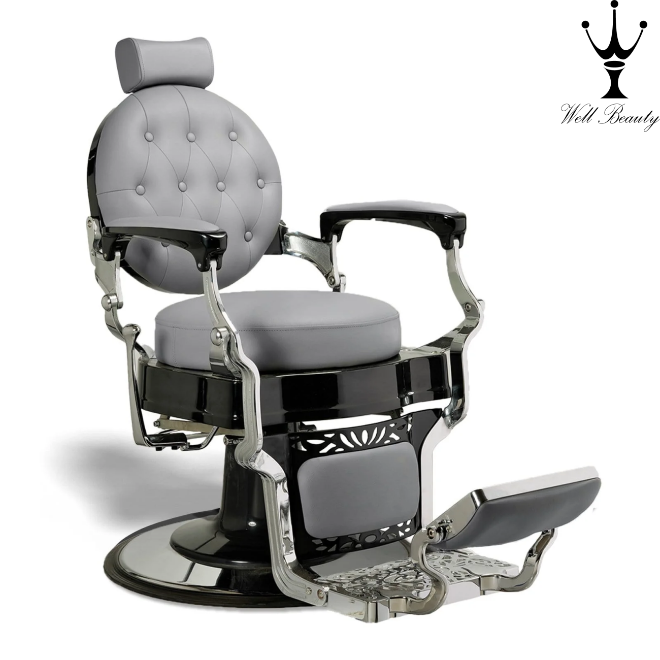 Gray barber chair-MD-BC0041