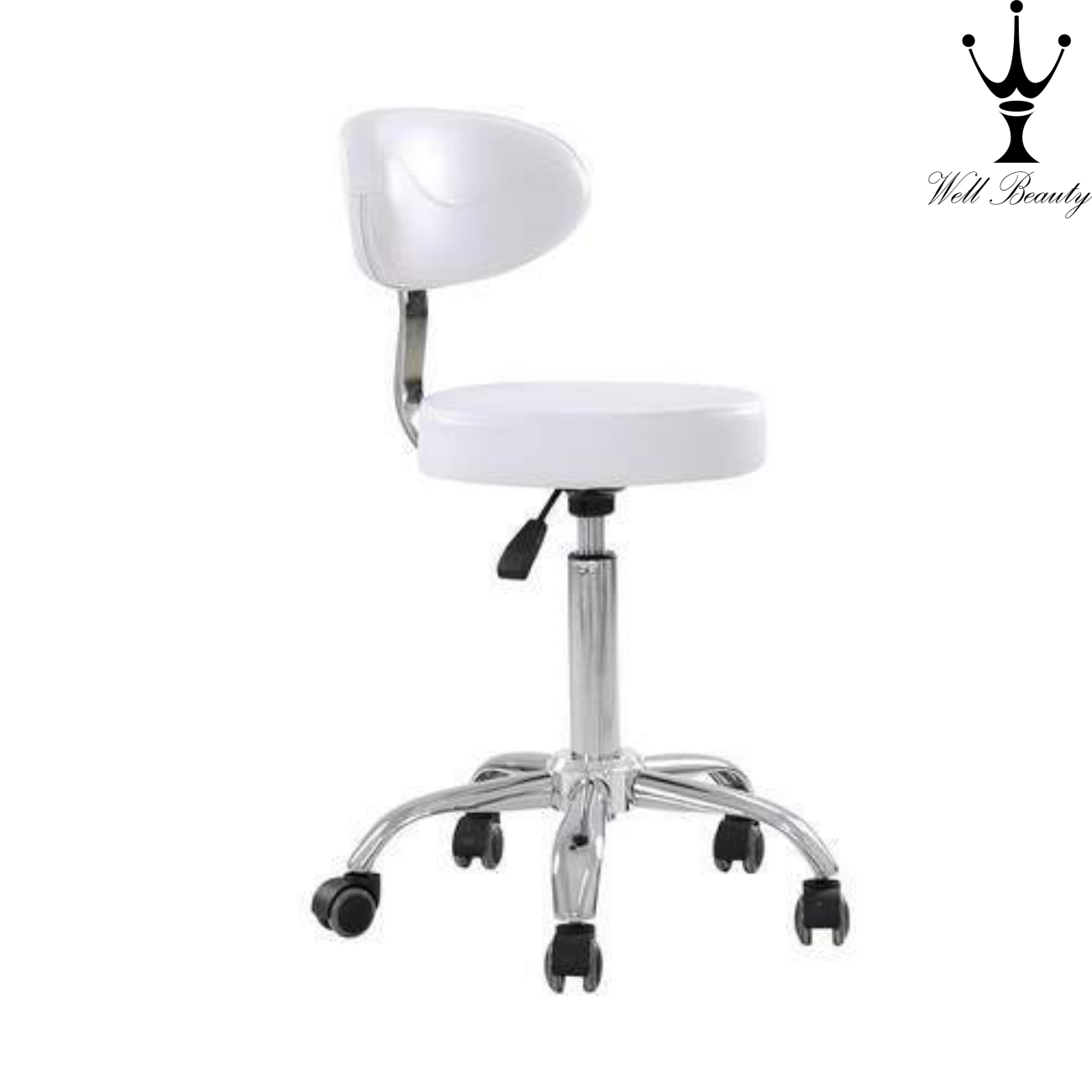 White barber technician stools-MD-BT0015