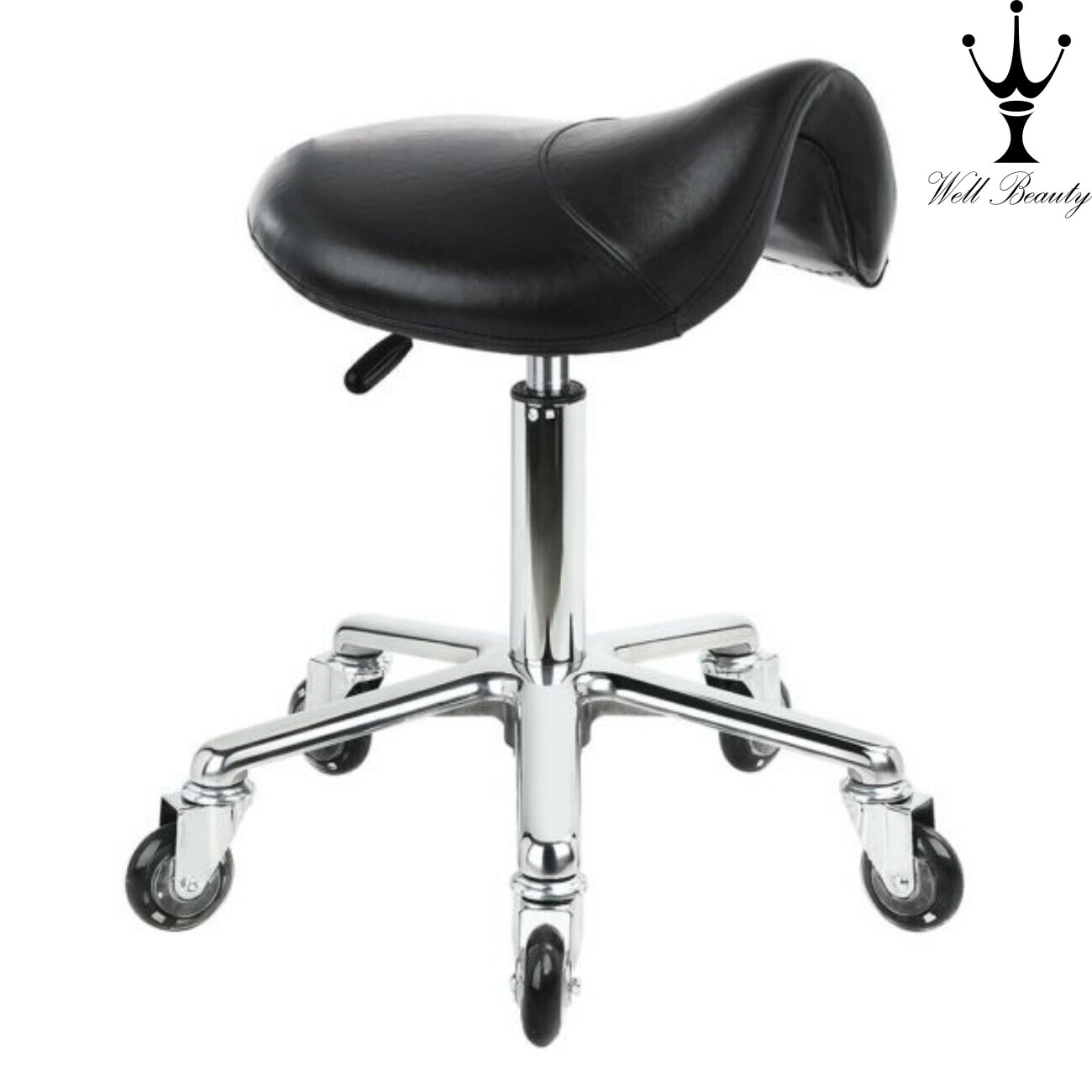 Black barber technician stools-MD-BT0009