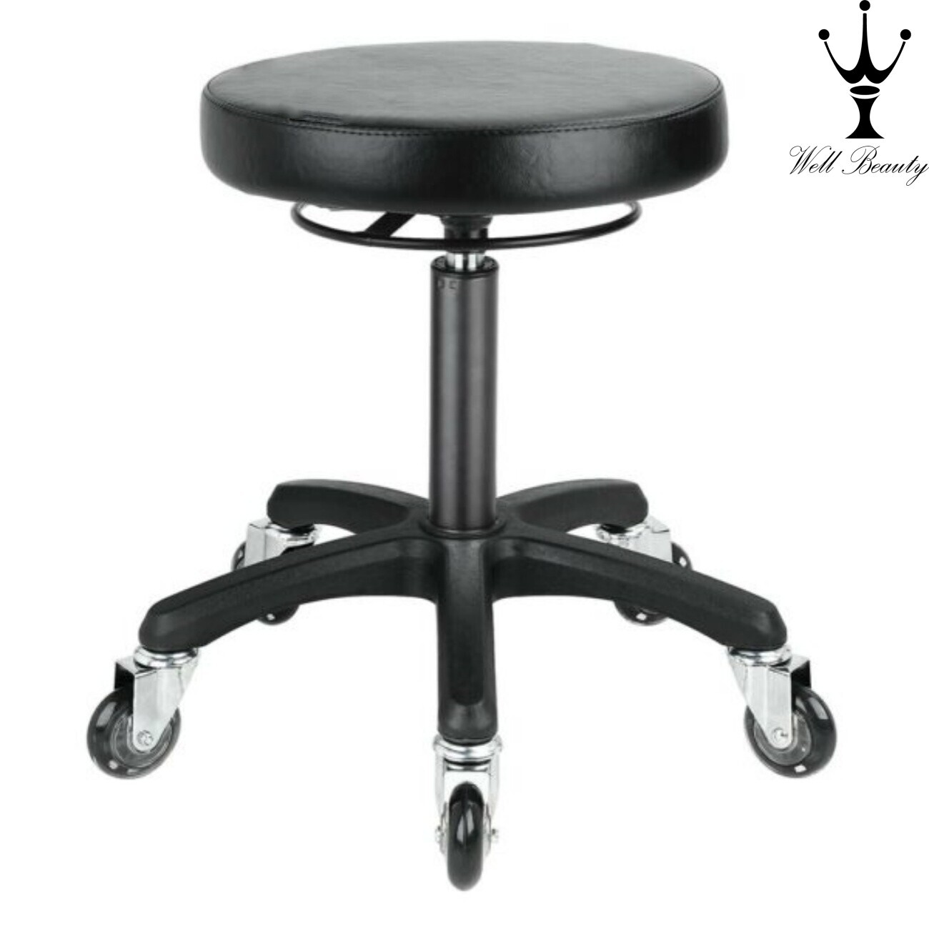 Black barber technician stools-MD-BT0008