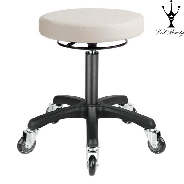 White barber technician stools-MD-BT0007
