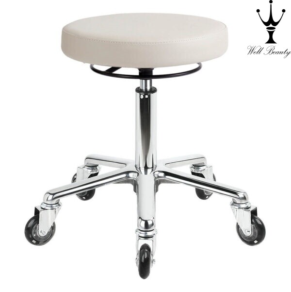 White barber technician stools-MD-BT0005