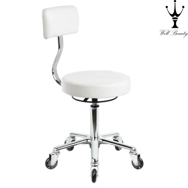 White barber technician stools-MD-BT0002