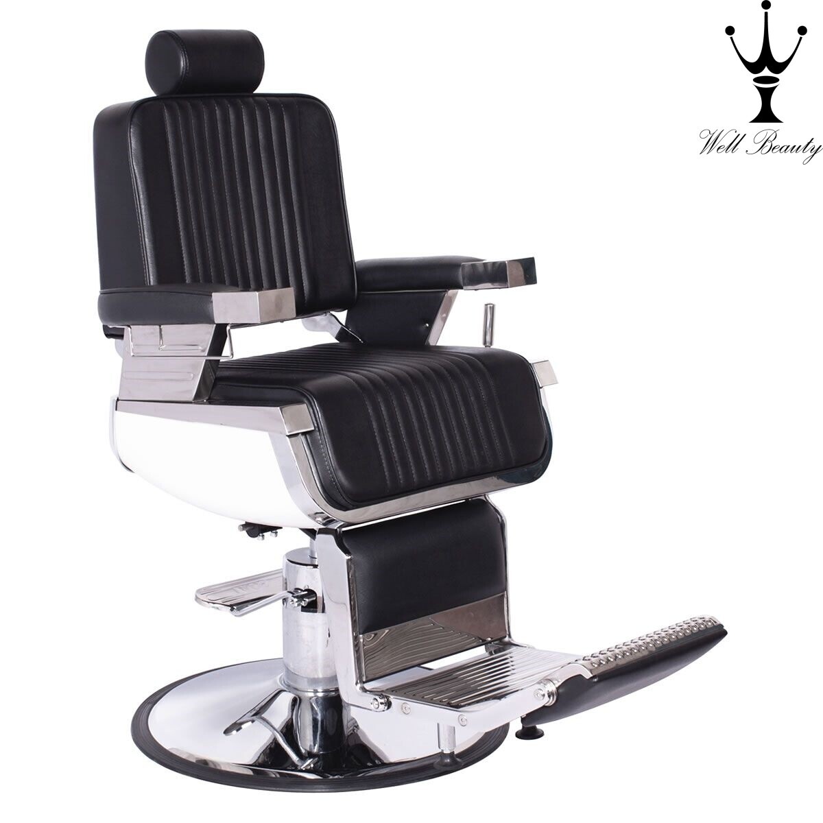 Black+White barber chair-MD-BC0013