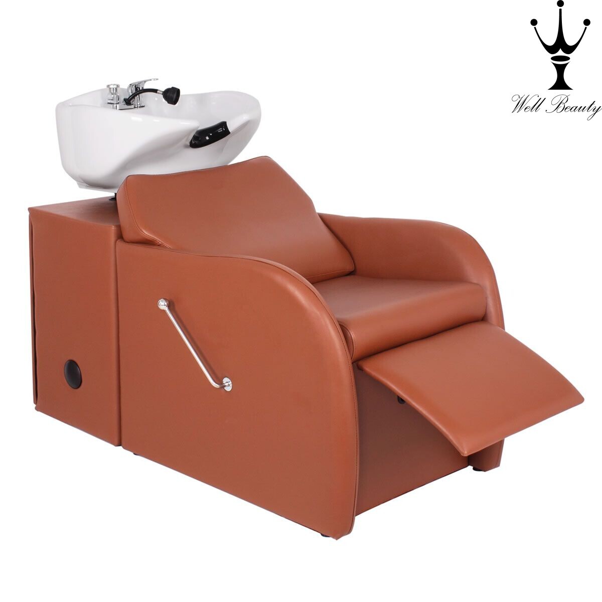 Orange shampoo chair-MD-SC0026