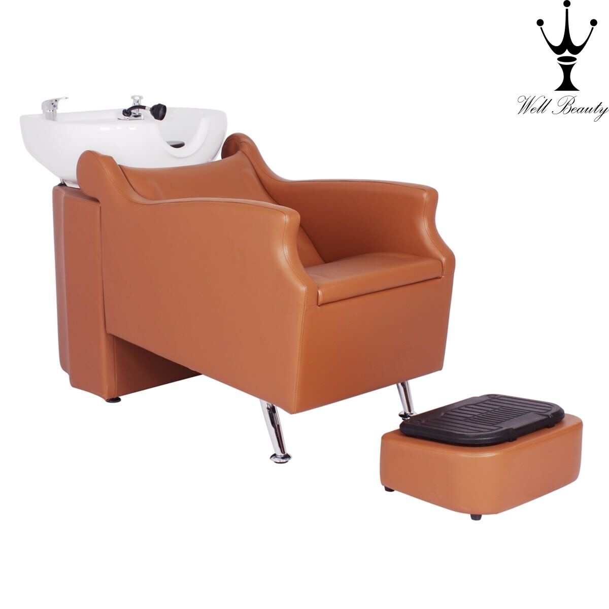 Orange shampoo chair-MD-SC0018