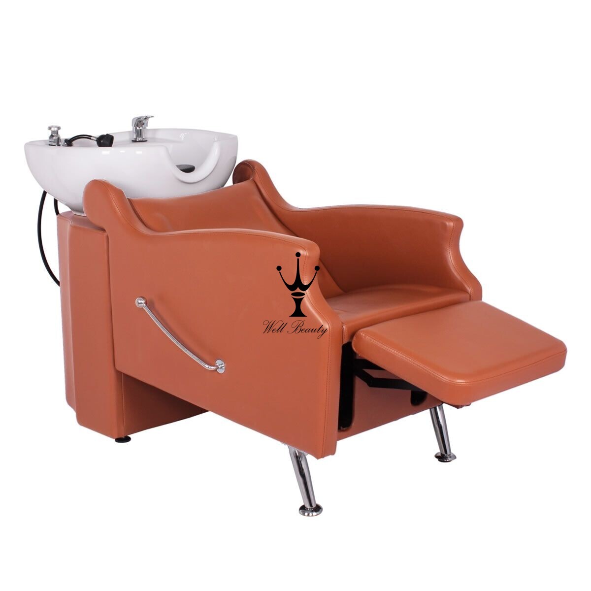 Orange shampoo chair-MD-SC0012