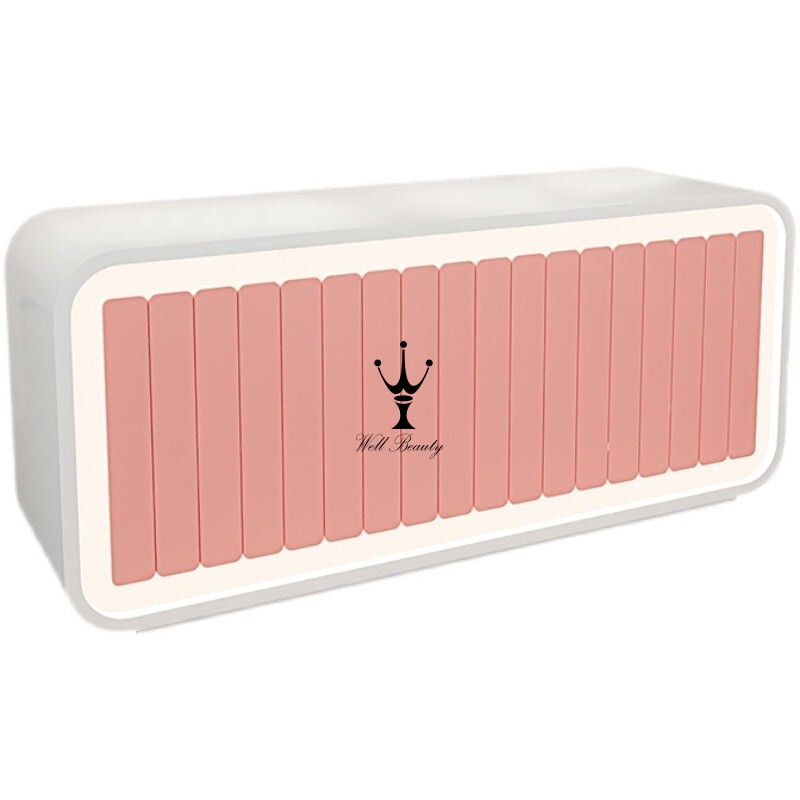 Pink barber waiting area-MD-BW0023