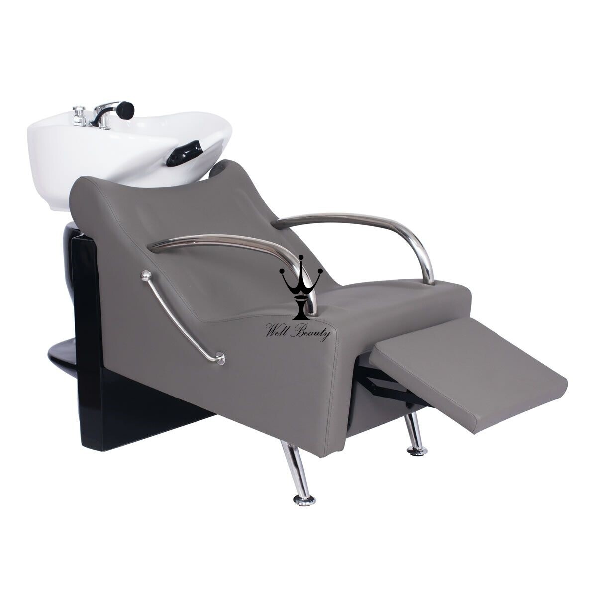 Gray+Black shampoo chair-MD-SC0009