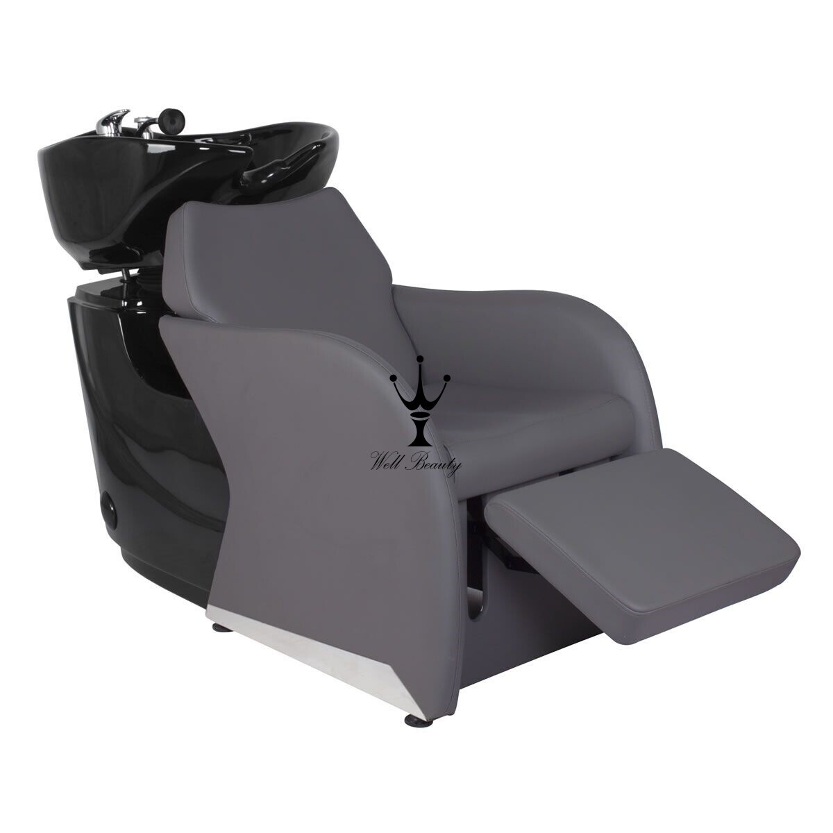 Grey+Black shampoo chair-MD-SC0006
