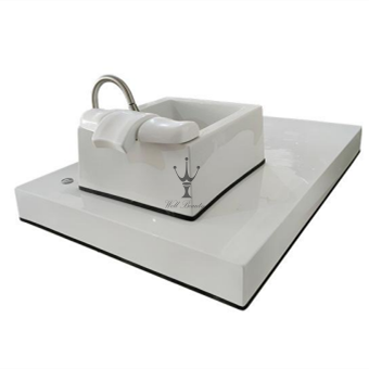 White pedicure bowl-MD-NPB0021
