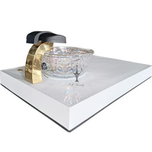 White pedicure bowl-MD-NPB0018