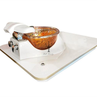 White pedicure bowl-MD-NPB0016