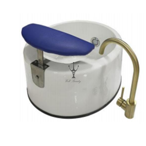 White pedicure bowl-MD-NPB0005
