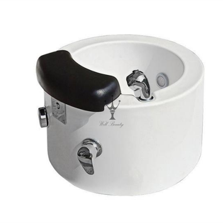 White pedicure bowl-MD-NPB0004